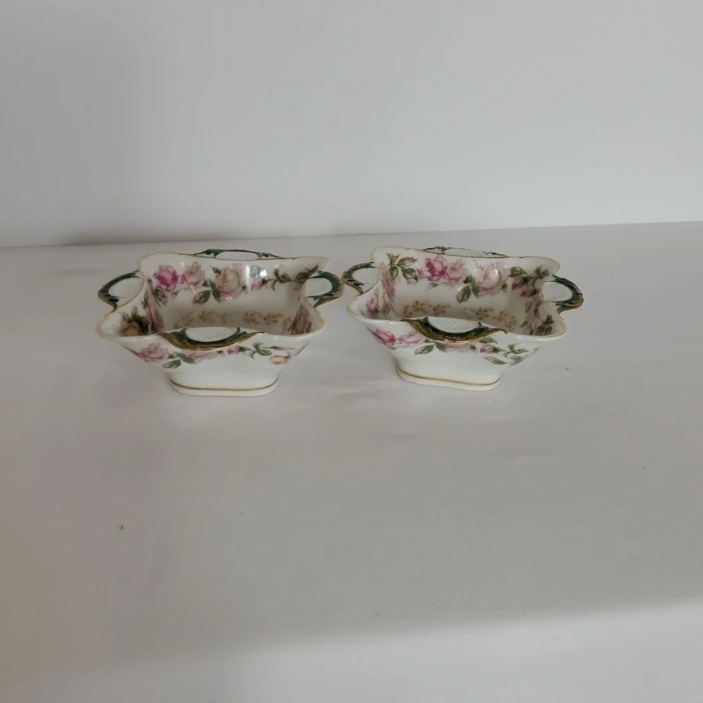 Haviland France Wright Tyndale Van Roden Set of 2 relish dish.